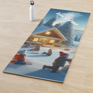 Yoga mats and winter exercises