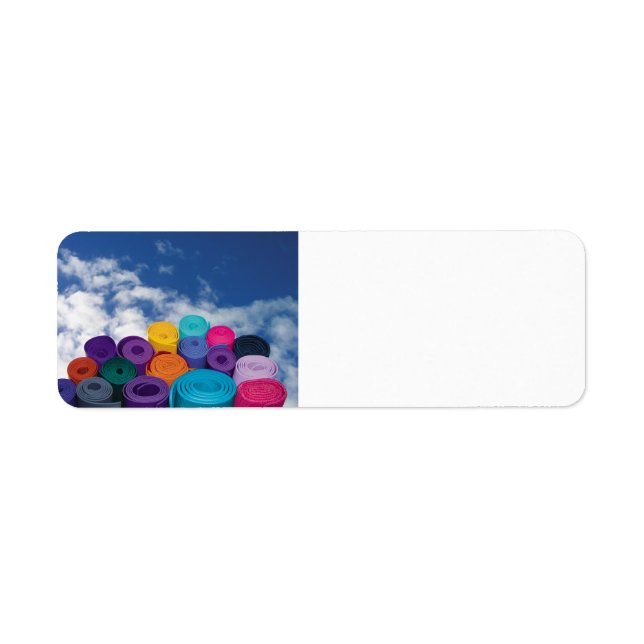 Yoga mats return address label (Front)