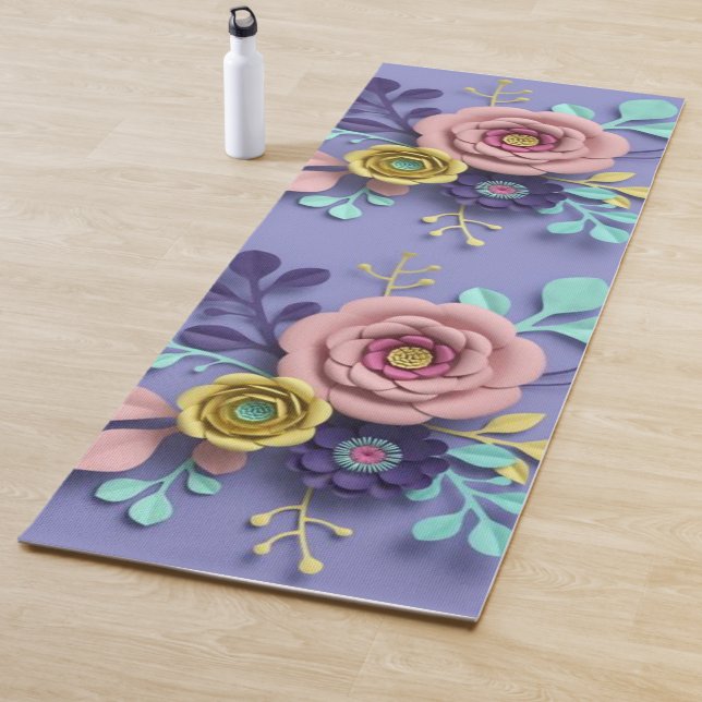 Yoga Mats Yoga Floral Roses (In Situ)