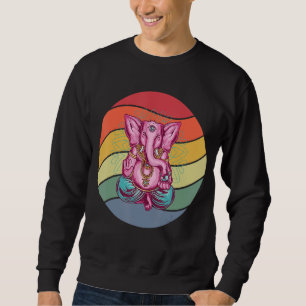 Yoga Meditating Elephant Sweatshirt