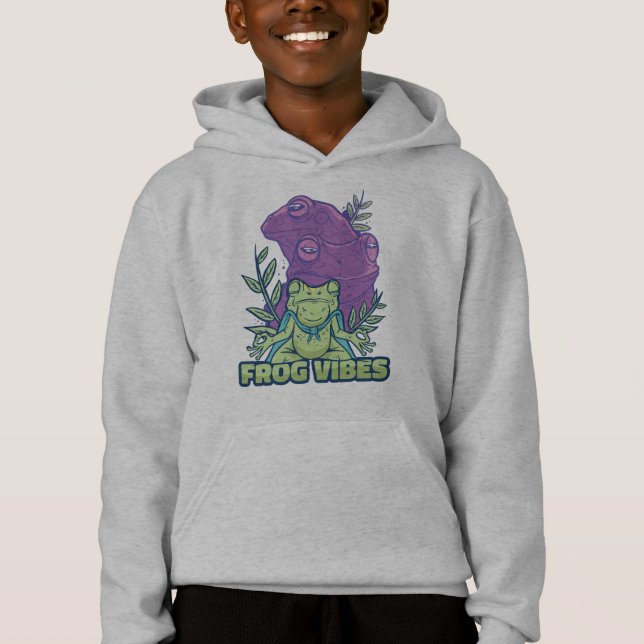Yoga Meditating Frog Design (Front)