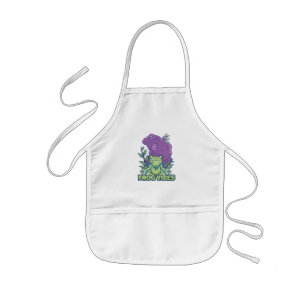 Yoga Meditating Frog Design Kids Apron