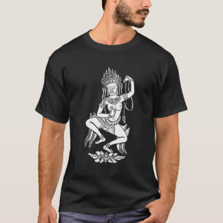 Yoga Meditation Apsara Dance Nymph Buddhist Street T-Shirt