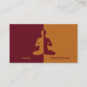 Yoga & meditation business card