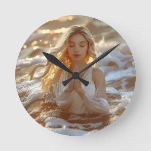 YOGA - MEDITATION - CARPE DIEM - WELLNESS ROUND CLOCK