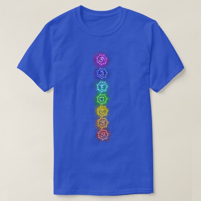 Yoga Meditation Chakras Kundalini Namaste Yogi Zen T-Shirt (Design Front)