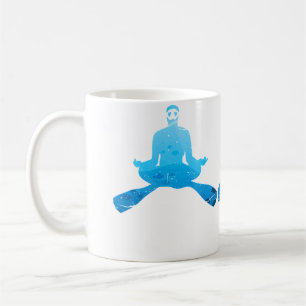 Yoga Meditation Diving Ocean Freediving Sea Apnoea Coffee Mug