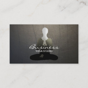 Yoga & Meditation-Elegant Zen Background Business Card