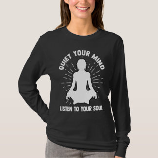 Yoga Meditation Exercise Stretch Gym T-Shirt