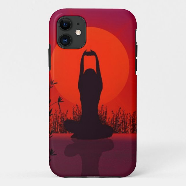 Yoga, Meditation, Fashion, Fitness Case-Mate iPhone Case (Back)