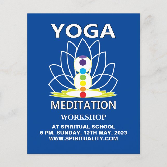 Yoga Meditation Flyer (Front)