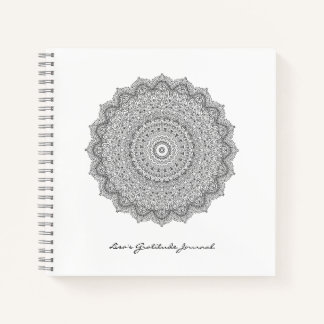 Yoga Meditation Gratitude Mandala Journal