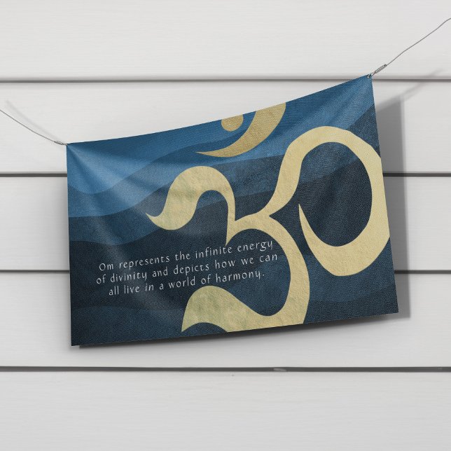 Yoga Meditation Instructor Life Coach OM Quotes Banner (Creator Uploaded)