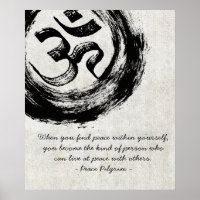 YOGA Meditation Instructor Quotes OM & ZEN Symbols