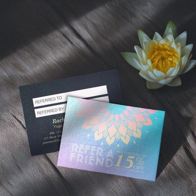 YOGA Meditation Instructor Referral Gold Mandala (Creator Uploaded)