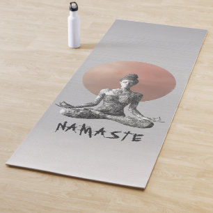 Yoga Meditation Instructor Reiki Master Lotus Pose Yoga Mat