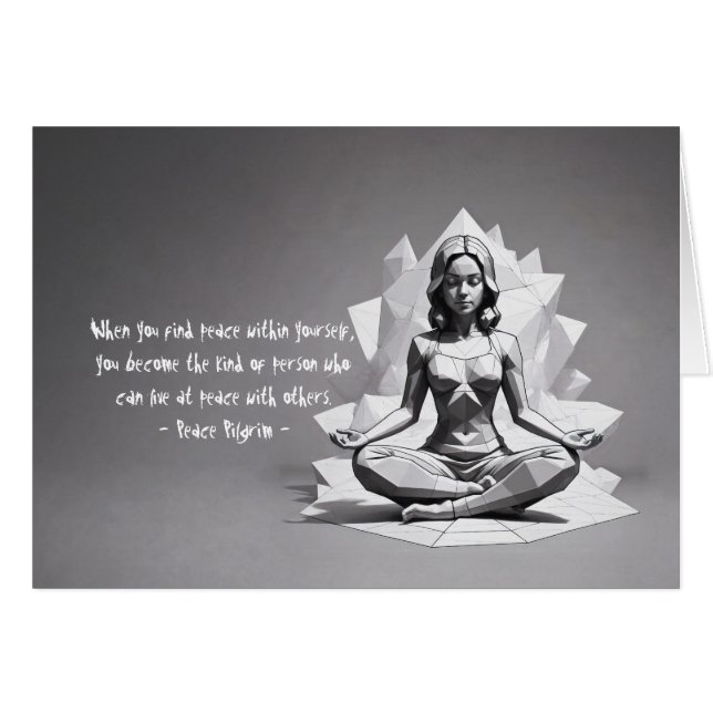 Yoga Meditation Instructor Reiki Master Low Poly (Front Horizontal)