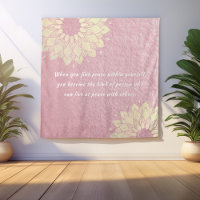 Yoga Meditation Instructor Rose Gold Mandala Quote