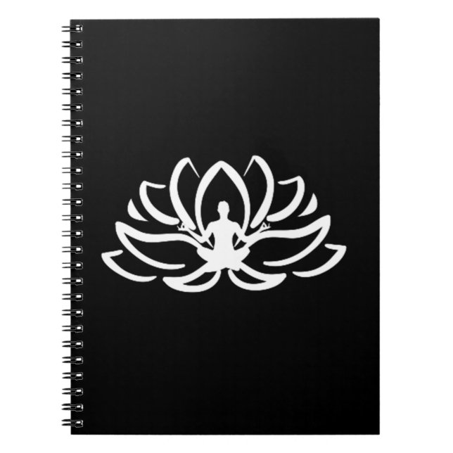 Yoga Meditation Lotus Notebook (Front)