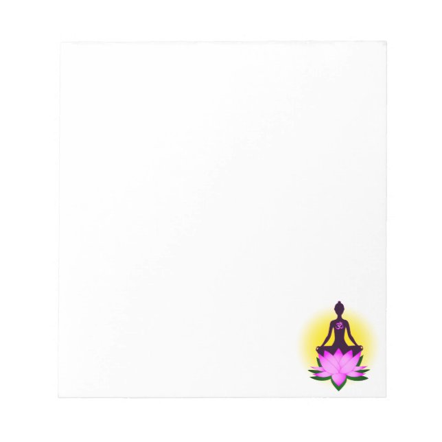Yoga meditation notepad (Front)