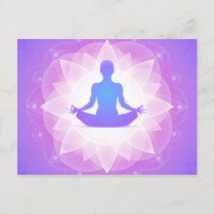 Yoga Meditation Postcard
