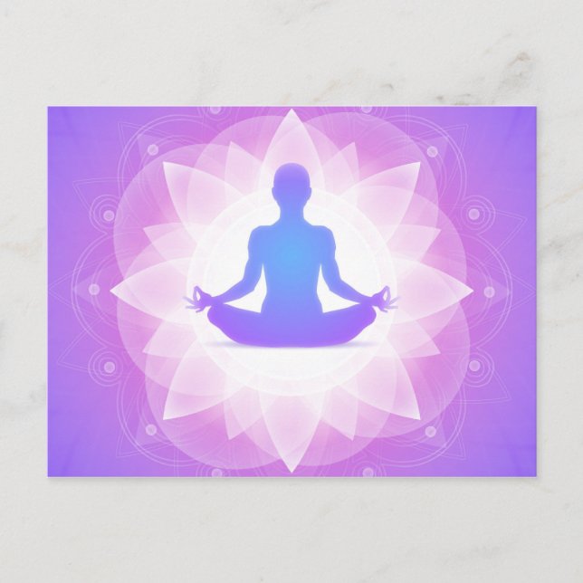 Yoga Meditation Postcard (Front)