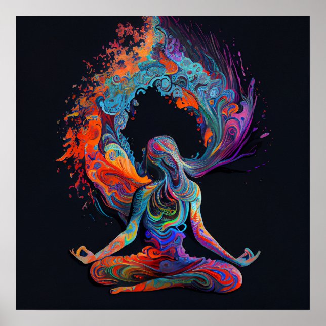 Yoga Meditation Poster (Front)