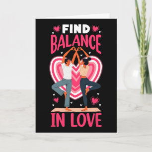 Yoga Meditation Valentines Day Find Lance In Love Card