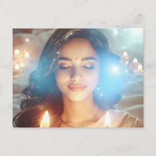 YOGA - MEDITATION - WELLNESS - CARPE DIEM POSTCARD