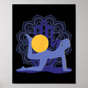 Yoga Meditations Chakras Mandalas Contrology Pilat Poster