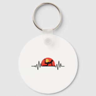Yoga Meditations Heartbeat Contrology Pilates Key Ring