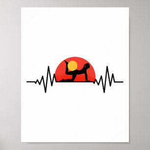 Yoga Meditations Heartbeat Contrology Pilates Poster