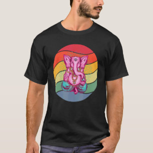 Yoga Mental Strenght Mandala Elephant Meditating T-Shirt