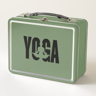 Yoga. Metal Lunch Box