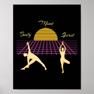 Yoga Mind Body Spirit  Poster