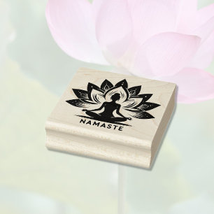 Yoga Mood Rubber Stamp
