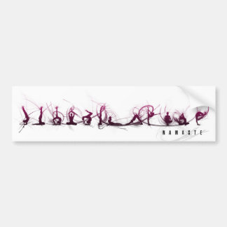 Yoga move bumper sticker
