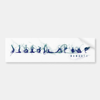 Yoga move bumper sticker