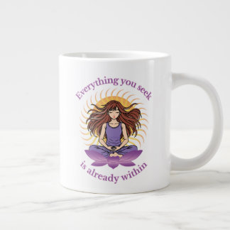 Yoga Mug – Spiritual Gift for Women, Calm Vibes