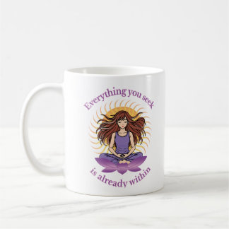 Yoga Mug – Spiritual Gift for Women, Calm Vibes