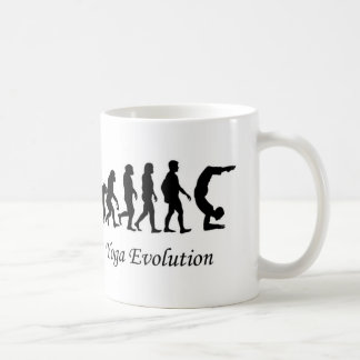 Yoga mug "Yoga Evolution" humour
