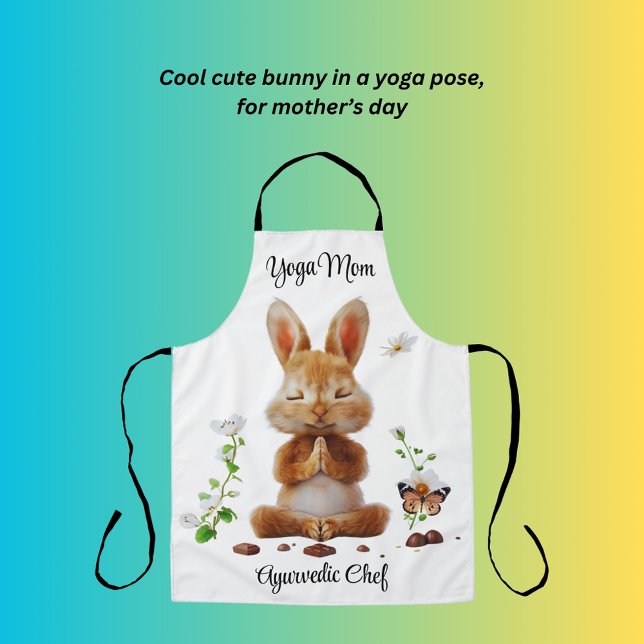 Yoga Mum Ayurvedic Chef  Apron (Creator Uploaded)