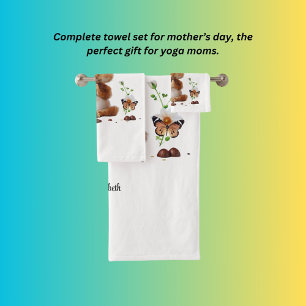 Yoga Mum Bath Towel Set