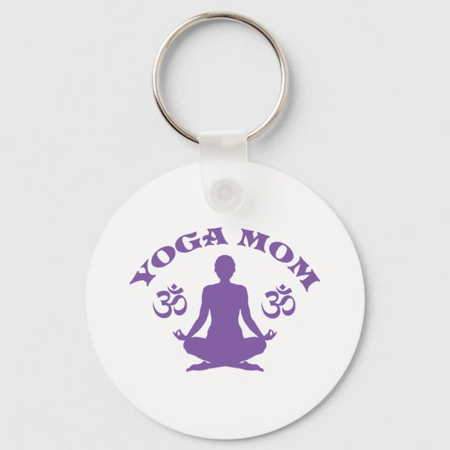 Yoga Mum Key Ring (Front)