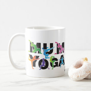 Yoga Mum Meditation Hobby Cute Mum Coffee Mug
