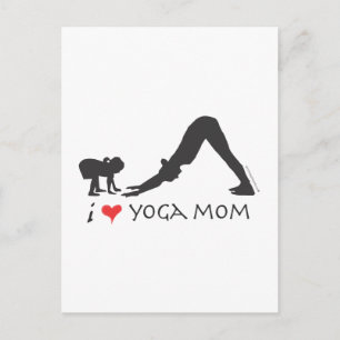 Yoga Mum Postcard