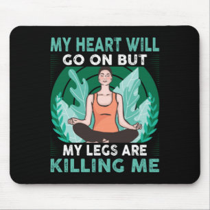 Yoga - My Heart Will Go On Mouse Pad