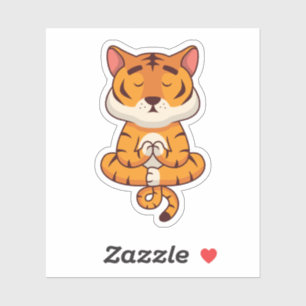 YOGA NAMASTE CUTE LION