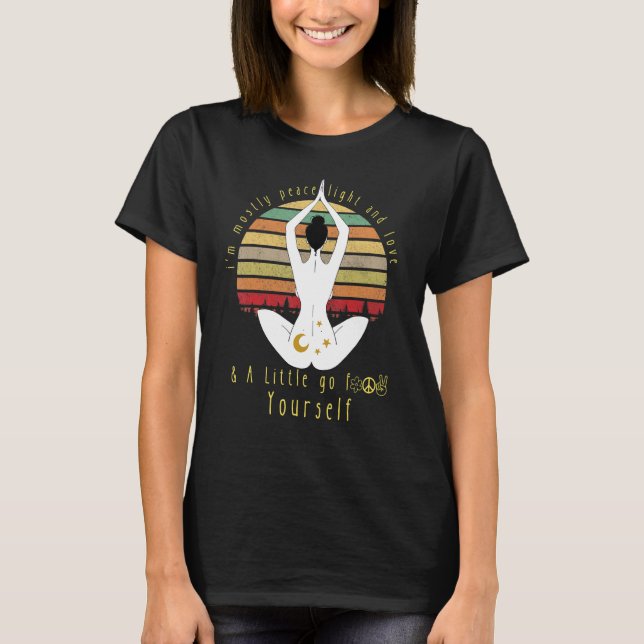 Yoga Namaste Humor T-Shirt (Front)