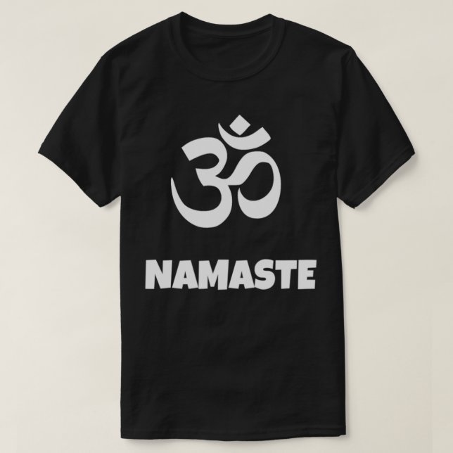 Yoga namaste OM symbol meditation Chakra meditativ T-Shirt (Design Front)